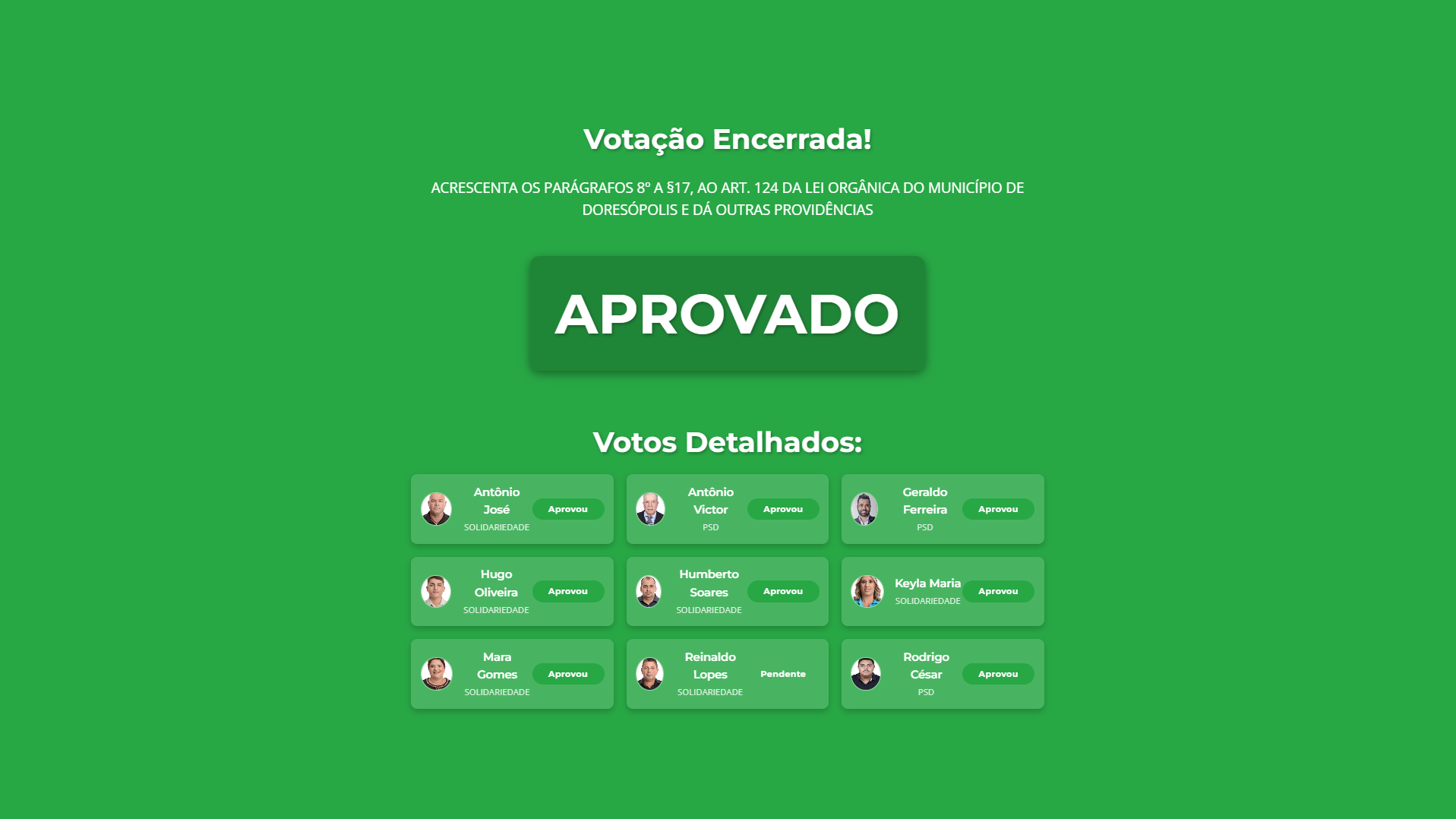 PROJETO DE EMENDA A LEI ORGANICA 001