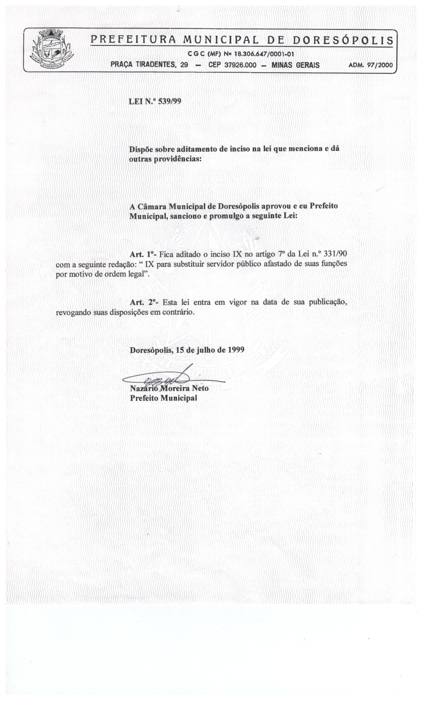 Lei nº 539-99 15 de julho de 1999.jpeg