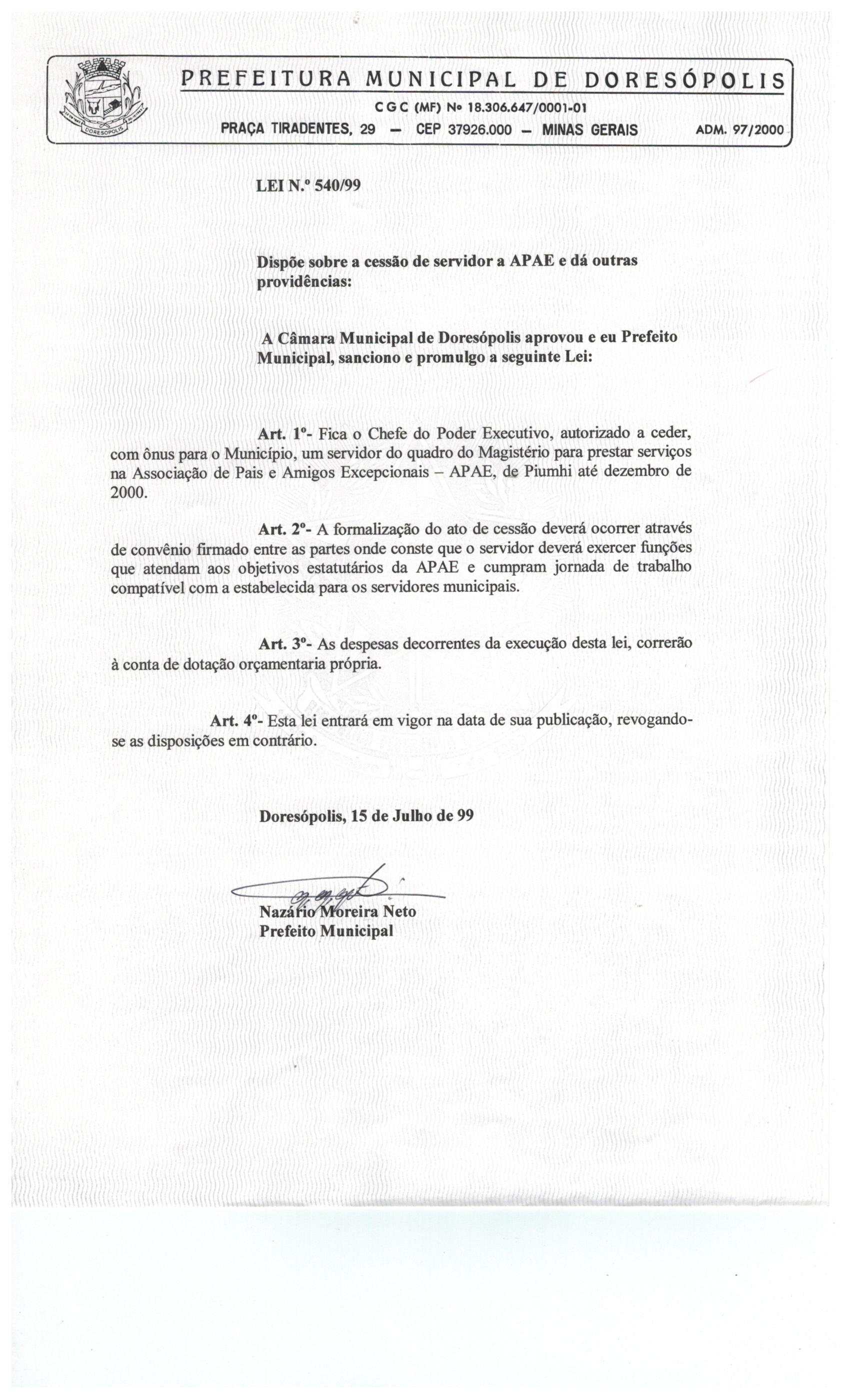 Lei nº 540-99 15 de Julho de 1999.jpeg