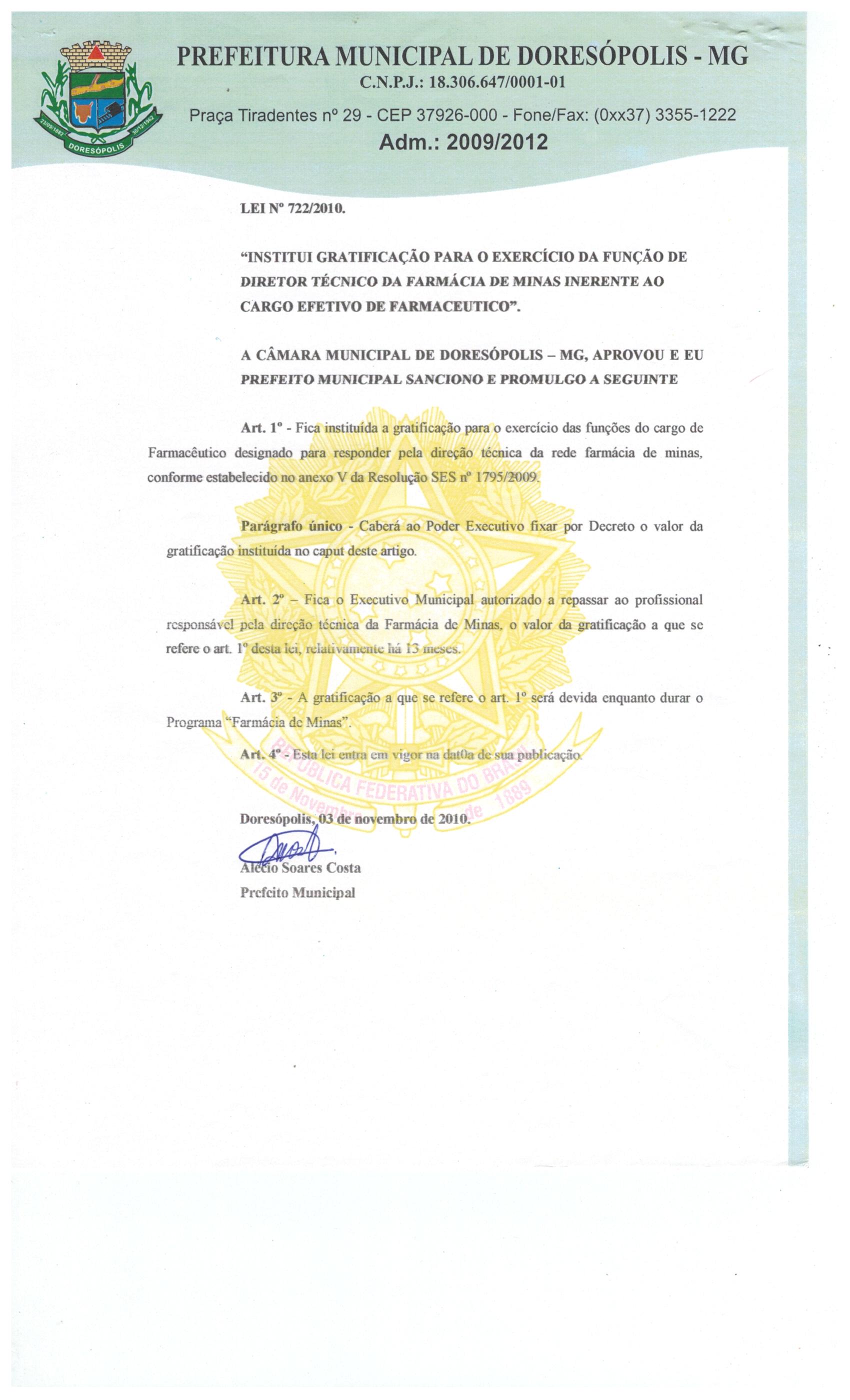 Lei nº 722-2010 03 de Novembro de 2010.jpeg